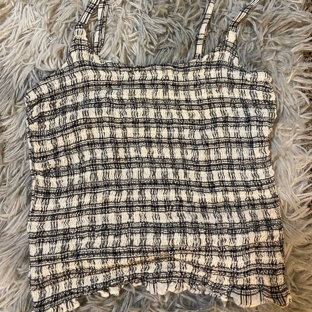 Hollister checkered top